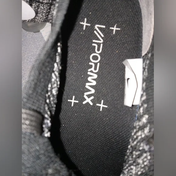 Nike Air Vapormax Flyknit 3 Oreo AJ6900-002 Men's 11.5 Pre-owned FF200 NO BOX - Picture 9 of 11